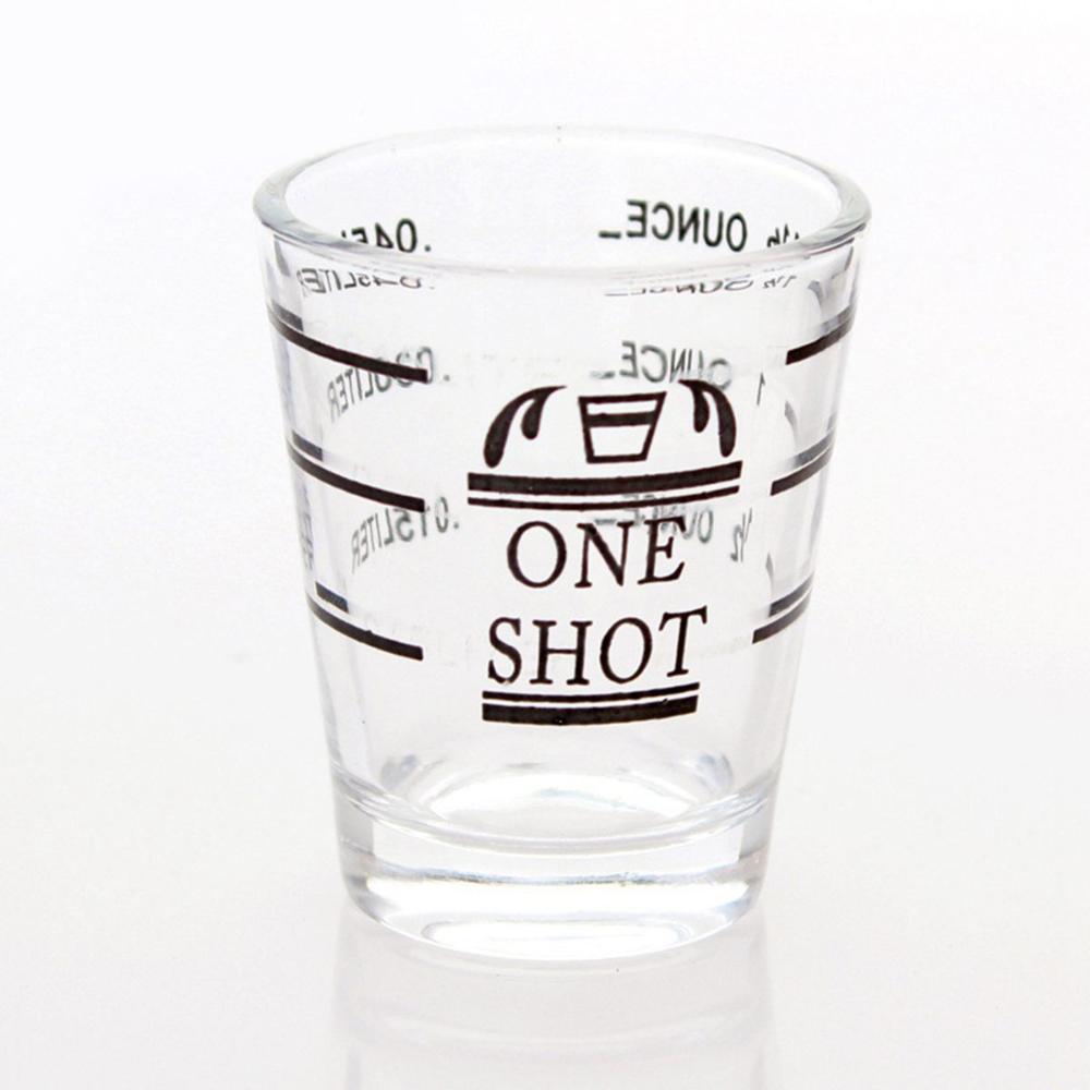 Espresso Shot Glass - Espresso z akcesoriami do odmierzania, odporny