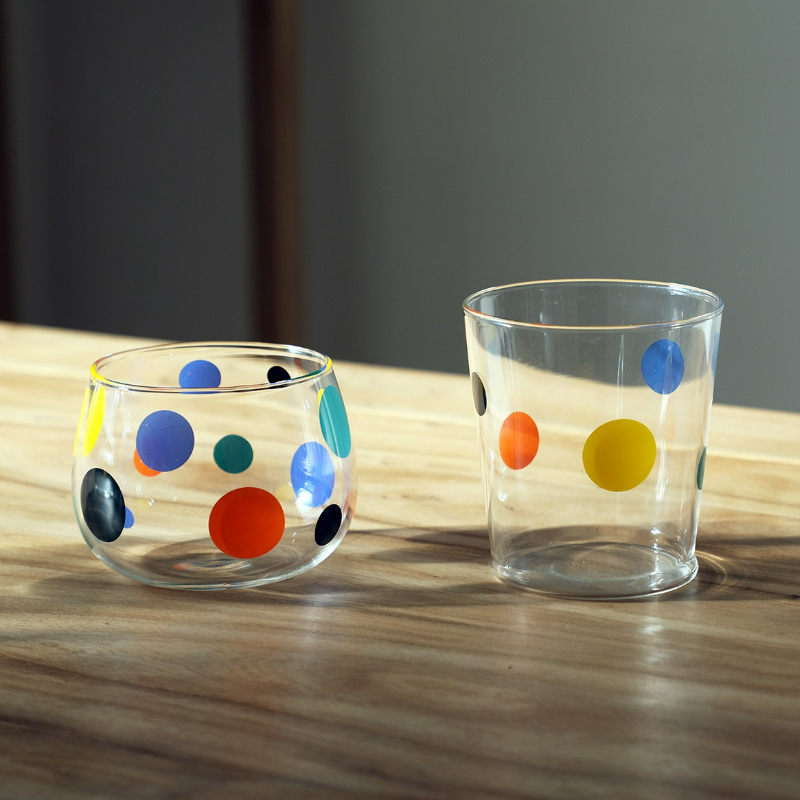 Kolorowy Szklany Kubek w Kropk – Espresso Shot Glass recenzja i cena