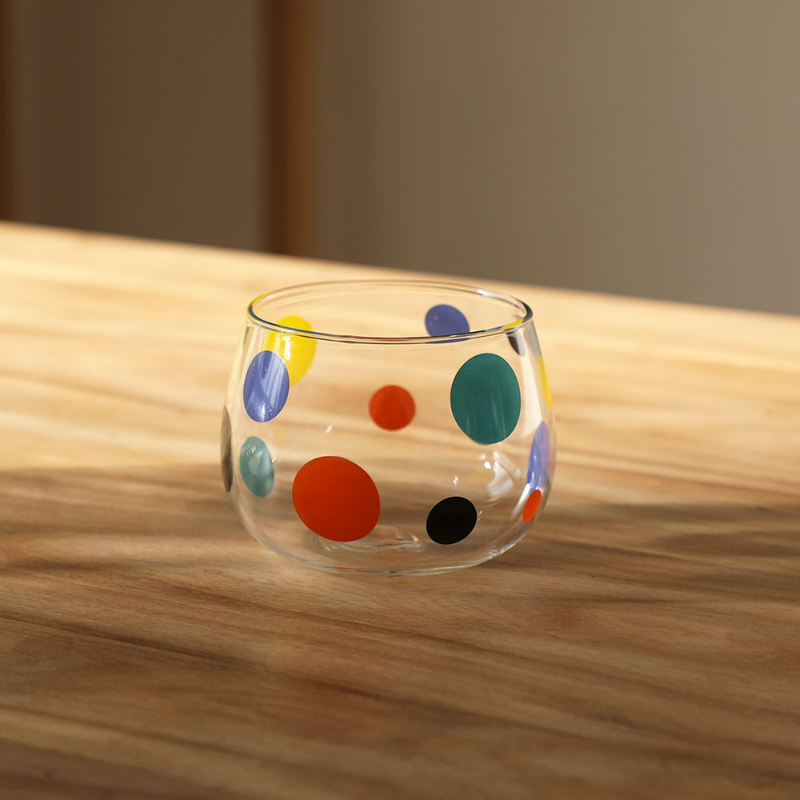 Kolorowy Szklany Kubek w Kropk – Espresso Shot Glass recenzja i cena