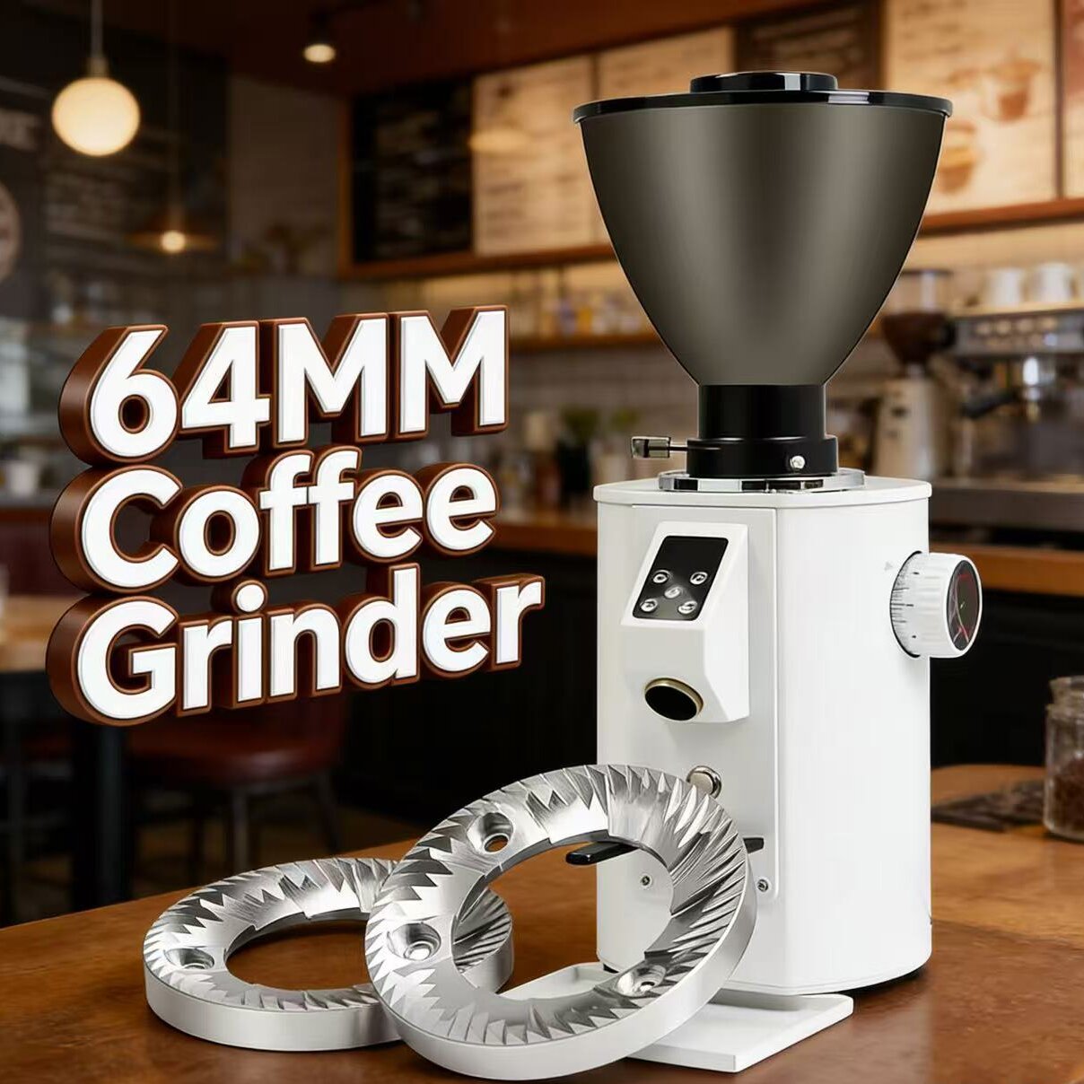 Profesjonalny młynek do espres – Coffee Grinder Burr Flat recenzja i cena